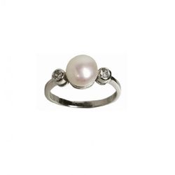 Anillo Xernus Plata NF3170 Circonitas y Perla