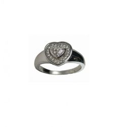 Anillo Xernus Plata NF3279 Corazón Circonitas