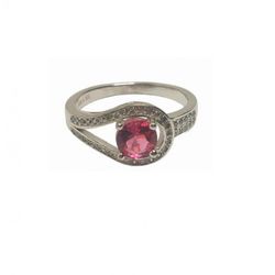Anillo Xernus Plata NF3395 Circonitas Rubí