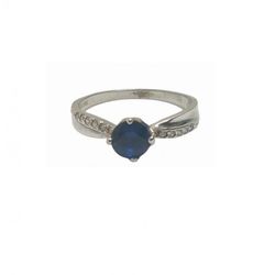 Anillo Xernus Plata NF3398 Circonitas Zafiro