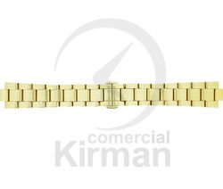 Armis Reloj 20x165mm Acero A-242/20 Tipo RX Premium Dorado Cierre Deployant
