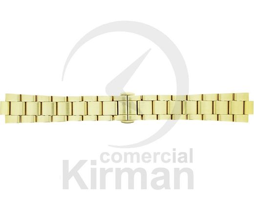Armis Reloj 20x165mm Acero A-242/20 Tipo RX Premium Dorado Cierre Deployant