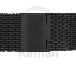Armis Reloj 22/24x180mm Acero A-240/24 Standard Malla Negra Terminal Recto