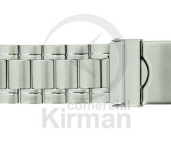 Armis Reloj 22/26x180mm Acero A-113 Premium Terminal Curvo Cierre Seguridad