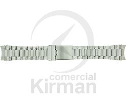 Armis Reloj 22/26x180mm Acero A-113 Premium Terminal Curvo Cierre Seguridad