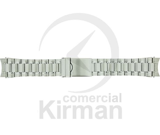 Armis Reloj 22/26x180mm Acero A-113 Premium Terminal Curvo Cierre Seguridad