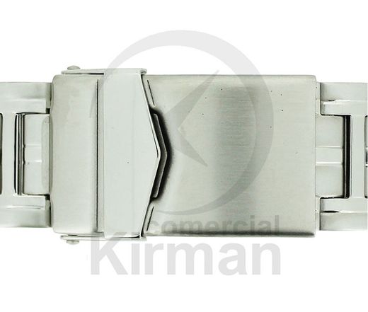 Armis Reloj 22x180mm Acero A-119 Standard Terminal Curvo Cierre Seguridad