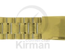 Armis Reloj 22x180mm Acero A-247/22 Standard Dorado Terminal Recto
