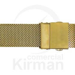 Armis Reloj 22x180mm Acero A-272/22 Standard Malla Dorada Terminal Recto