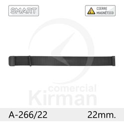 Armis Reloj 22x210mm Acero A-266/22 Smart IPG Negro Terminal Recto