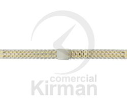 Armis Reloj Acero 12x170mm A-246 Standard Bicolor Dorado Terminal Recto