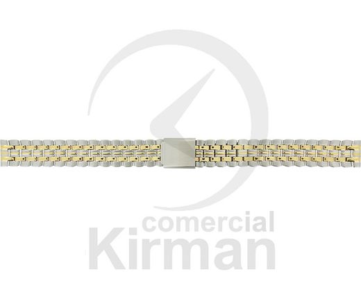Armis Reloj Acero 12x170mm A-246 Standard Bicolor Dorado Terminal Recto