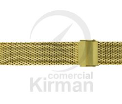 Armis Reloj Acero 14/16x180mm A-239/16 Standard Malla Dorado Terminal Recto
