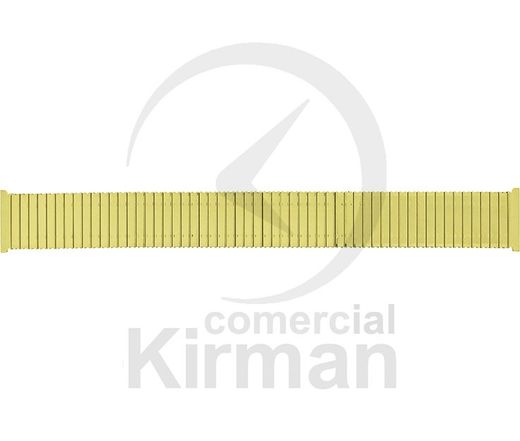 Armis Reloj Acero 16/18x160mm A-72 Standard Extensible Dorado Terminal Recto