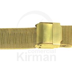 Armis Reloj Acero 16x180mm A-257/16 IPG Dorado Terminal Recto