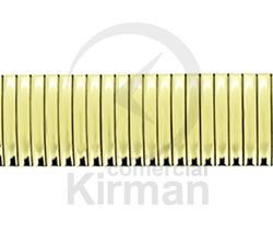 Armis Reloj Acero 17/20x160mm A-155 Standard Extensible Dorado Terminal Recto