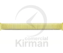 Armis Reloj Acero 17/20x160mm A-155 Standard Extensible Dorado Terminal Recto