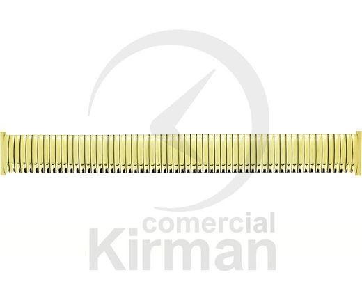 Armis Reloj Acero 17/20x160mm A-155 Standard Extensible Dorado Terminal Recto
