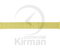 Armis Reloj Acero 18/20x160mm A-71 Standard Extensible Dorado Terminal Recto