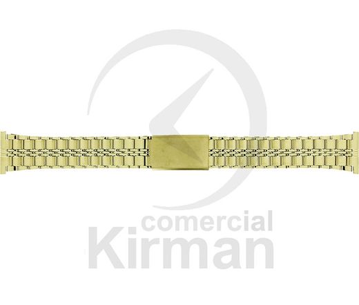 Armis Reloj Acero 18/20x170mm A-217 Standard Dorado Terminal Recto