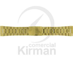 Armis Reloj Acero 18x180mm A-247/18 Standard Dorado Terminal Recto