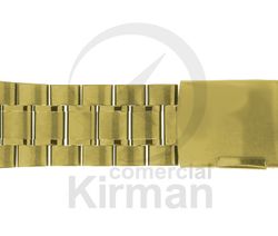Armis Reloj Acero 20x180mm A-247/20 Standard Dorado Terminal Recto