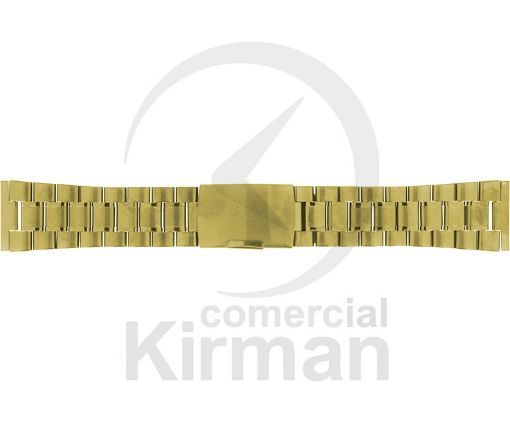 Armis Reloj Acero 20x180mm A-247/20 Standard Dorado Terminal Recto