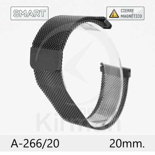 Armis Reloj Acero 20x210mm A-266/20 Smart IPG Negro Terminal Recto