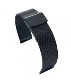 Armis Reloj Diloy Acero Pavonado Negro 16mm CMMESH05.FN.16