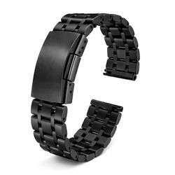 Armis Reloj Diloy Acero Pavonado Negro 22mm CMSOLID02.FN.22