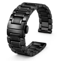 Armis Reloj Diloy Acero Pavonado Negro 24mm CMSOLID01.FN.24