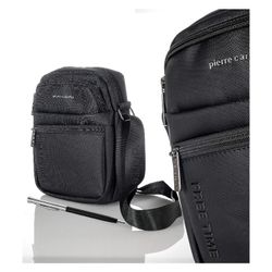 Bandolero Tela Pierre Cardin PCX0331/5 Negro + Bolígrafo