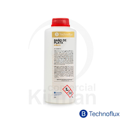 Baño Químico Technoflux 031029 Plata Brillante 1lt