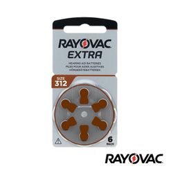Batería Audífonos Rayovac RA-PR41 Tipo PR-41 (312) 1.4v-Blister (6) Baterías
