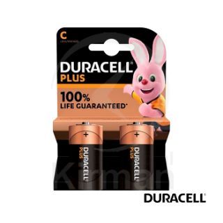 Duracell Alkaline DU-LR14 Verbraucherbatterie Typ LR14 C 1,5 V Blister (2) Batterien