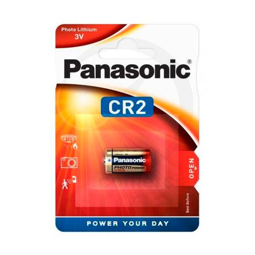 Panasonic Alkaline-Batterie 27x15,6mm PA-CR2 Typ CR2 3V Blisterverpackung (1 Stück)