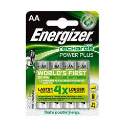 Batería Recargable Energizer Ni-MH E-R6/2000 Tipo AA 2000mAh Blister (4) Unidad