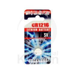 Bateria Relojes Maxell Litio MA-CR1216 Maxell CR 1216 3v Blíster (1) Unidad
