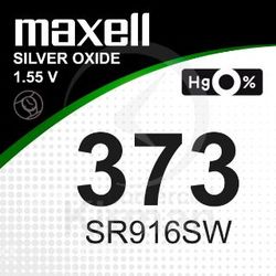 Batería Relojes Maxell Oxido De Plata MA-373 Maxell SR916SW-(373)