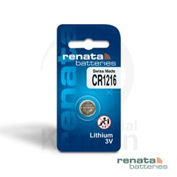 Bateria Relojes Renata Litio RE-CR1216 Renata CR 1216 3v Blíster (1) Unidad