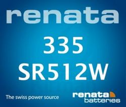 Batería Relojes Renata Oxido De Plata RE-335 Renata SR512SW-(335)