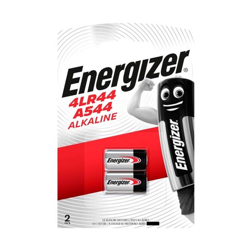 Energizer Alkaline-Batterien 25,2 x 13 mm E-4LR44/B2 Typ 4LR44 6 V Blisterverpackung (2 Stück)