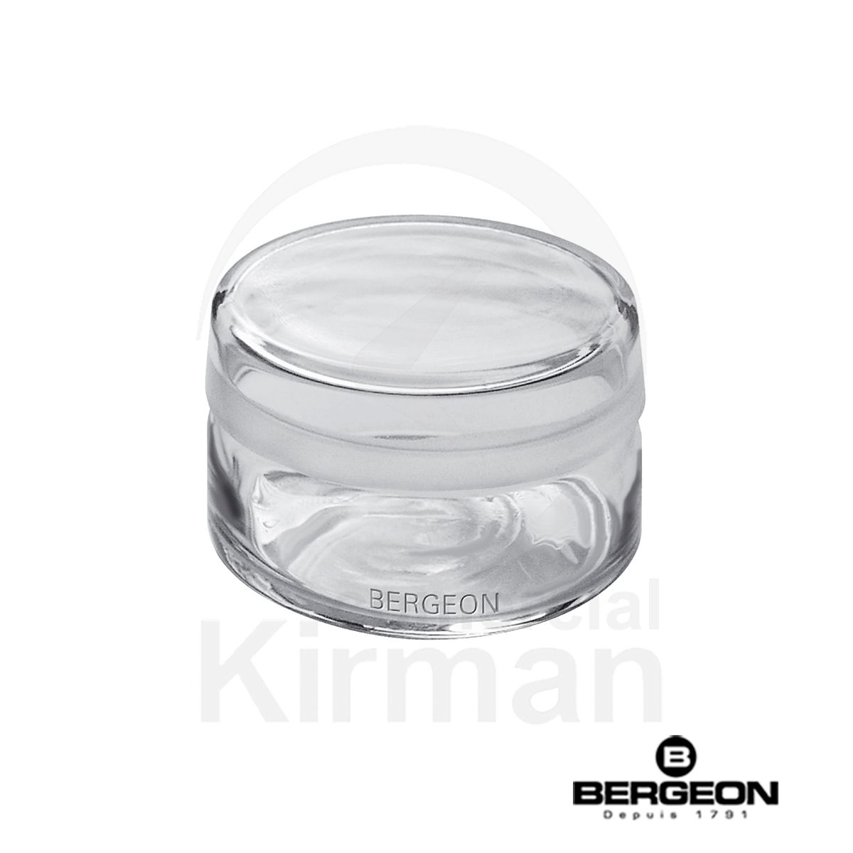 Bencinera Bergeon Cristal 30x80mm55030 Tapa Esmerilada Sin Botón