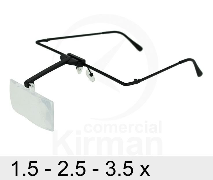 Binocular Plástico 39030 Lente Basculante de 1.5x,2.5x y 3.5x