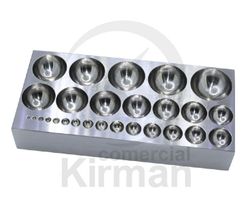 Bloque De Embutir Acero 130x63x25mm 28128 Rectangular De 2-25mm