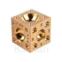 Bloque De Embutir Latón 50x50mm 28078 Cuadrado 2,5-41,5mm