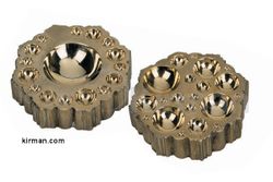 Bloque De Embutir Latón 80mm 28079 Redondo 2-27mm