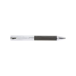 Bolígrafo Acero GA6102/1 Plateado Bicolor Negro Carbono