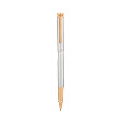 Bolígrafo Acero H6023-03B Plateado Bicolor Dorado
