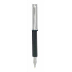 Bolígrafo Acero H6029-02B Azul Bicolor Plateado